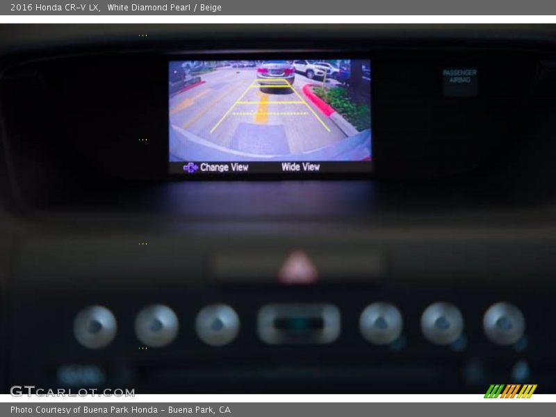 White Diamond Pearl / Beige 2016 Honda CR-V LX