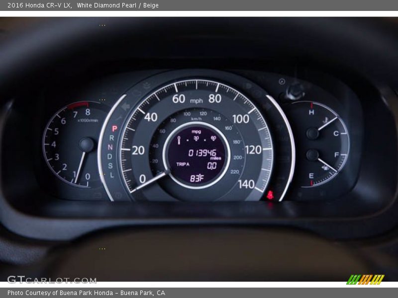 White Diamond Pearl / Beige 2016 Honda CR-V LX