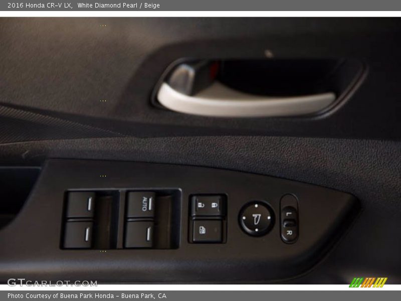 White Diamond Pearl / Beige 2016 Honda CR-V LX