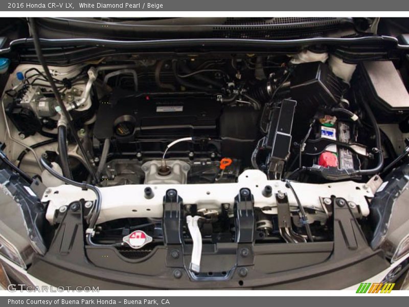 White Diamond Pearl / Beige 2016 Honda CR-V LX