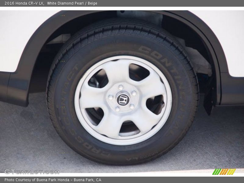 White Diamond Pearl / Beige 2016 Honda CR-V LX