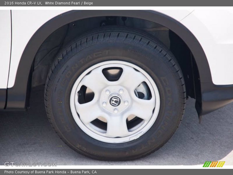 White Diamond Pearl / Beige 2016 Honda CR-V LX