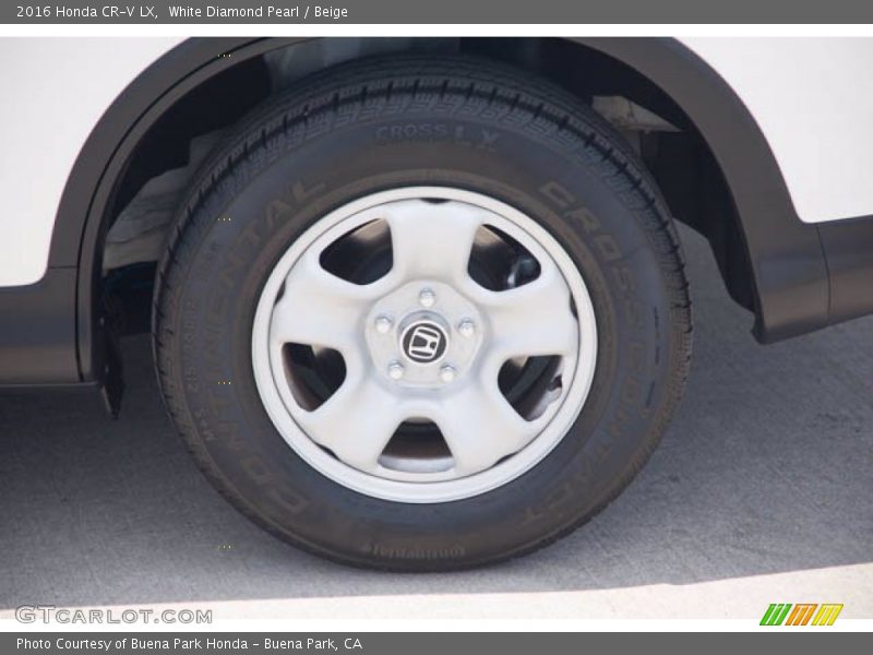 White Diamond Pearl / Beige 2016 Honda CR-V LX