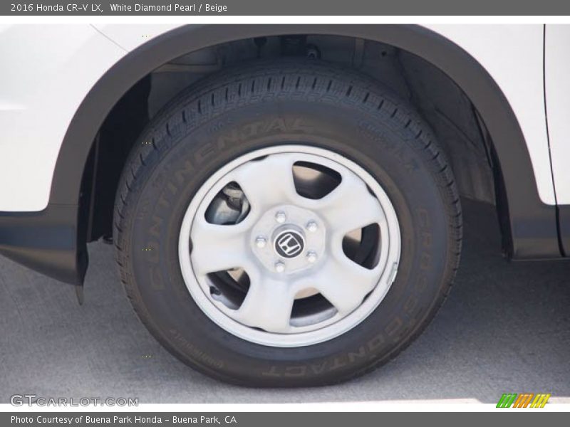 White Diamond Pearl / Beige 2016 Honda CR-V LX