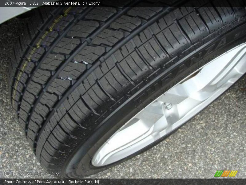Alabaster Silver Metallic / Ebony 2007 Acura TL 3.2