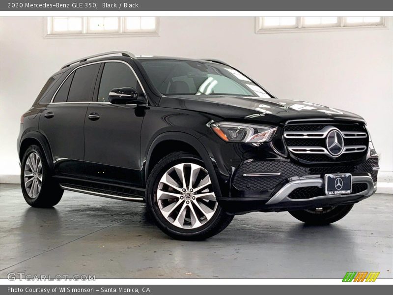 Black / Black 2020 Mercedes-Benz GLE 350