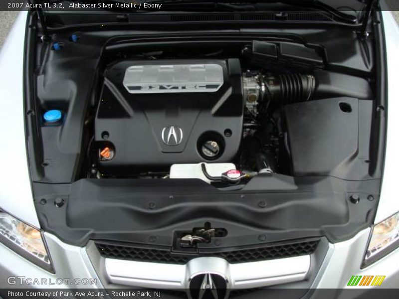 Alabaster Silver Metallic / Ebony 2007 Acura TL 3.2