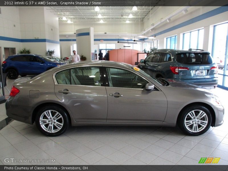 Graphite Shadow / Stone 2012 Infiniti G 37 x AWD Sedan
