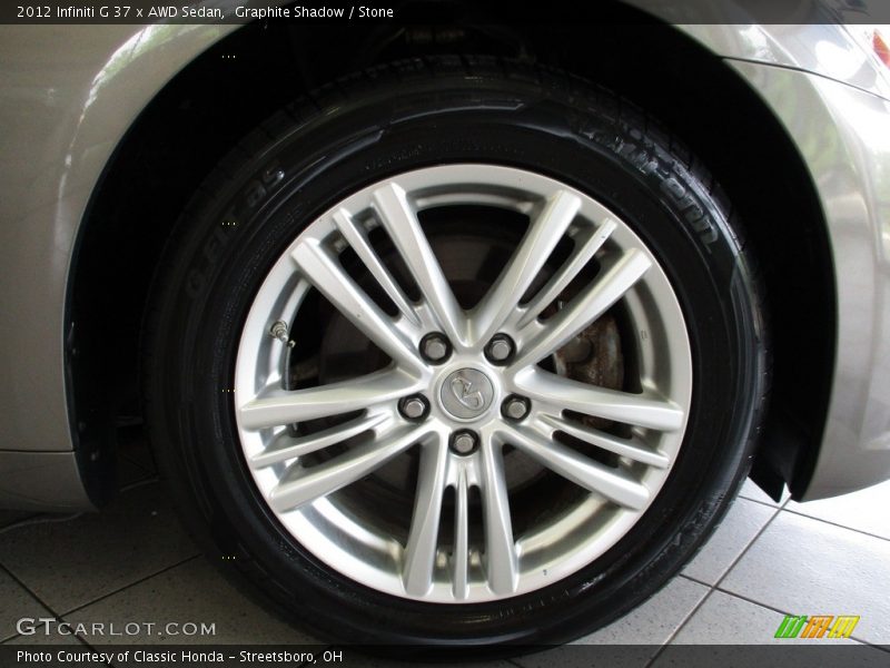 Graphite Shadow / Stone 2012 Infiniti G 37 x AWD Sedan