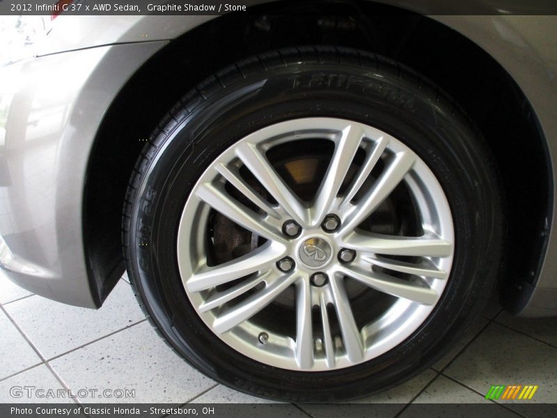 Graphite Shadow / Stone 2012 Infiniti G 37 x AWD Sedan