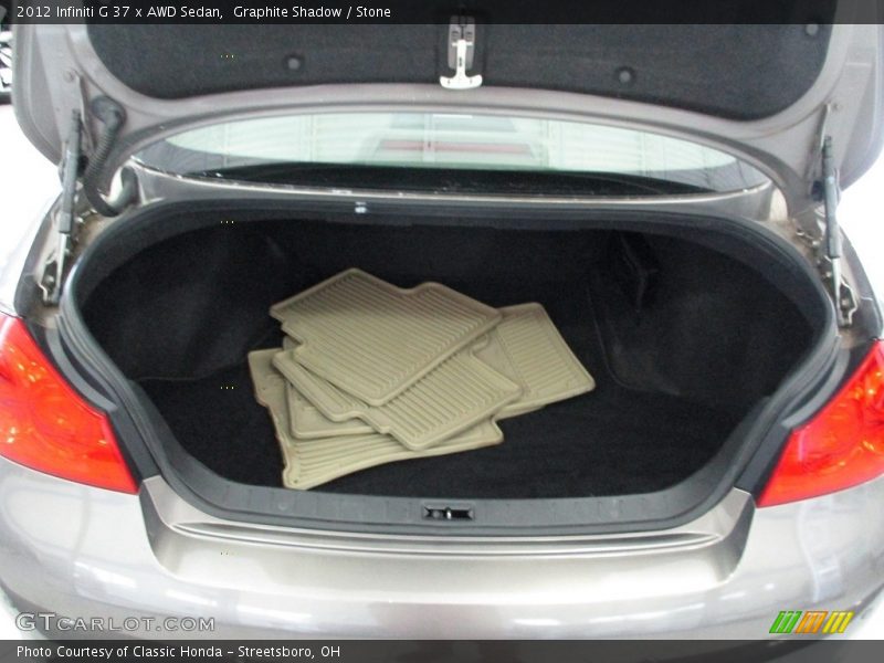 Graphite Shadow / Stone 2012 Infiniti G 37 x AWD Sedan