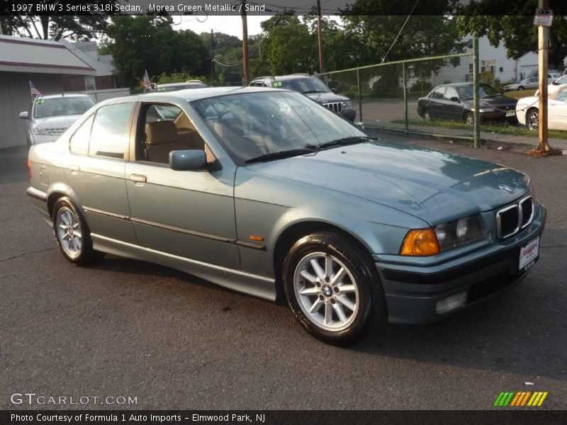 Morea Green Metallic / Sand 1997 BMW 3 Series 318i Sedan