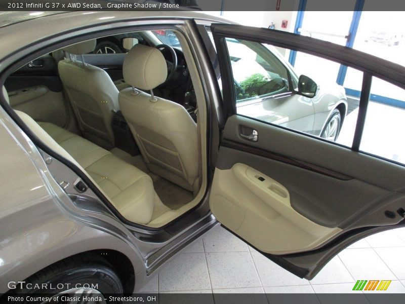 Graphite Shadow / Stone 2012 Infiniti G 37 x AWD Sedan