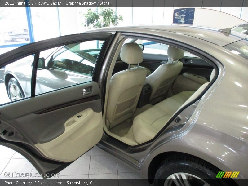 Graphite Shadow / Stone 2012 Infiniti G 37 x AWD Sedan