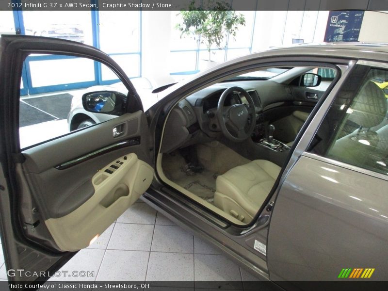 Graphite Shadow / Stone 2012 Infiniti G 37 x AWD Sedan
