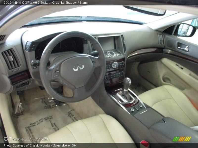 Graphite Shadow / Stone 2012 Infiniti G 37 x AWD Sedan