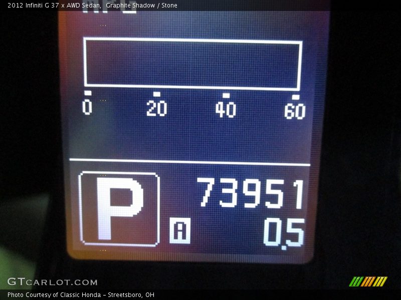 Graphite Shadow / Stone 2012 Infiniti G 37 x AWD Sedan