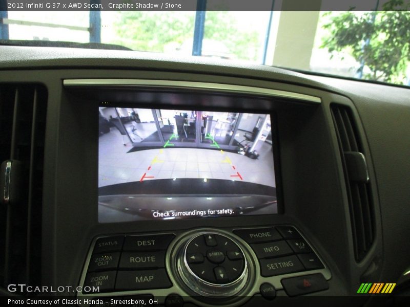 Graphite Shadow / Stone 2012 Infiniti G 37 x AWD Sedan