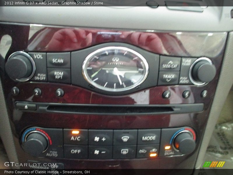 Graphite Shadow / Stone 2012 Infiniti G 37 x AWD Sedan