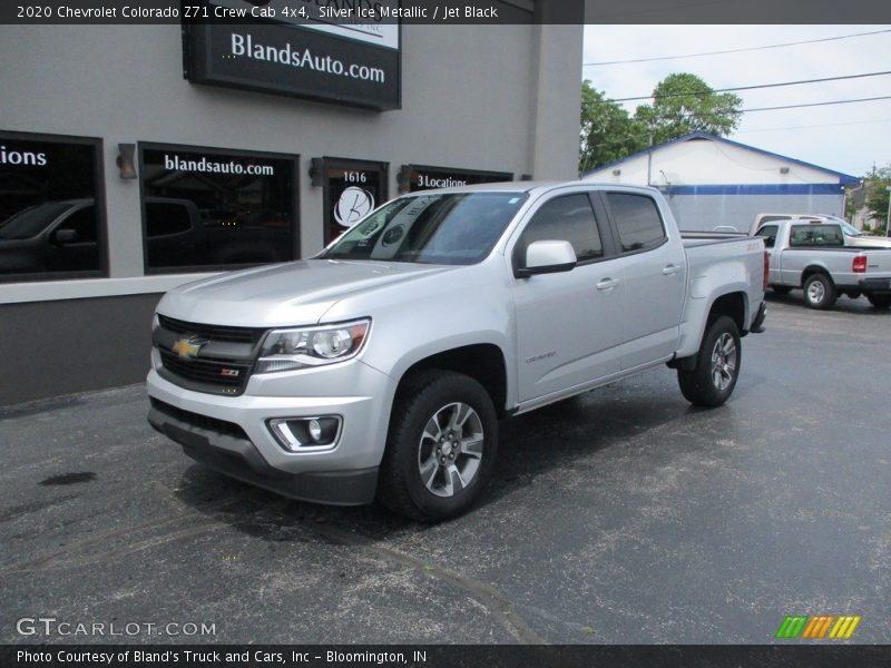 Silver Ice Metallic / Jet Black 2020 Chevrolet Colorado Z71 Crew Cab 4x4