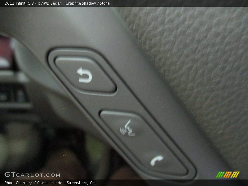 Graphite Shadow / Stone 2012 Infiniti G 37 x AWD Sedan