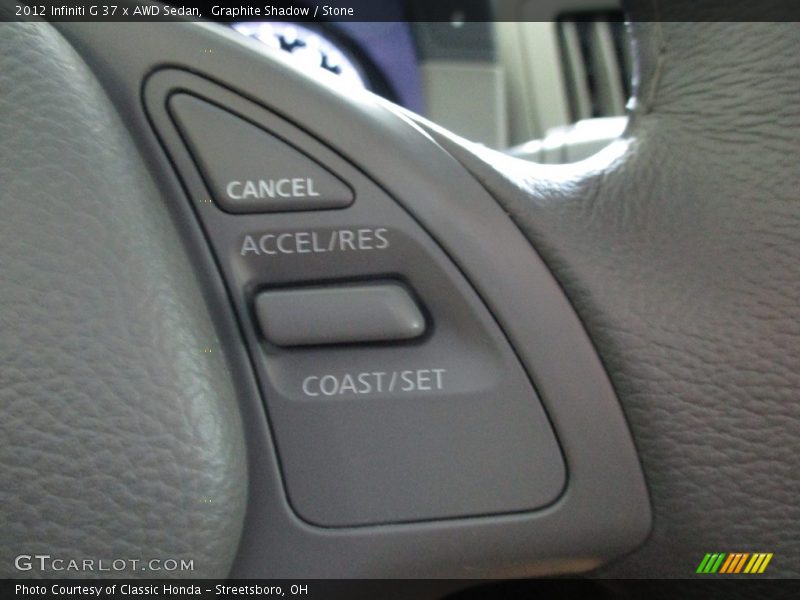 Graphite Shadow / Stone 2012 Infiniti G 37 x AWD Sedan