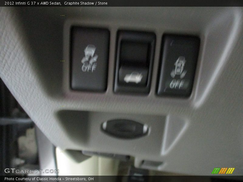 Graphite Shadow / Stone 2012 Infiniti G 37 x AWD Sedan