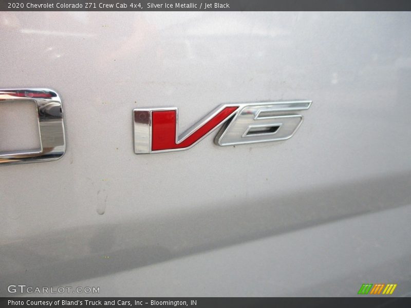 Silver Ice Metallic / Jet Black 2020 Chevrolet Colorado Z71 Crew Cab 4x4