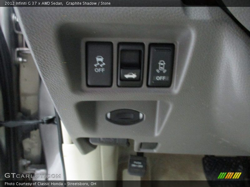 Graphite Shadow / Stone 2012 Infiniti G 37 x AWD Sedan