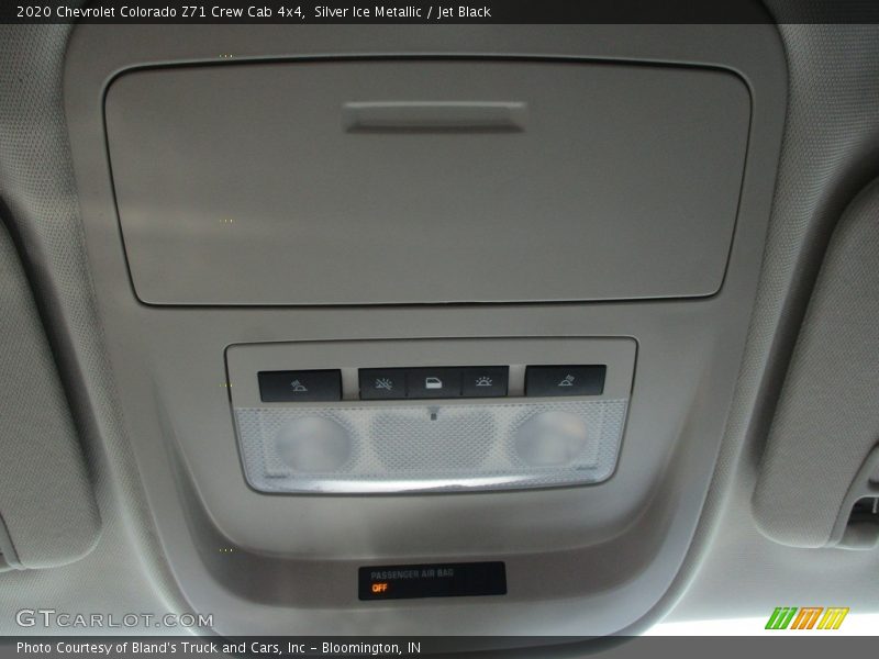 Silver Ice Metallic / Jet Black 2020 Chevrolet Colorado Z71 Crew Cab 4x4