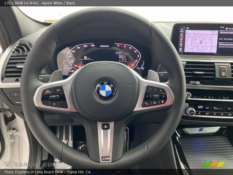 Alpine White / Black 2021 BMW X4 M40i