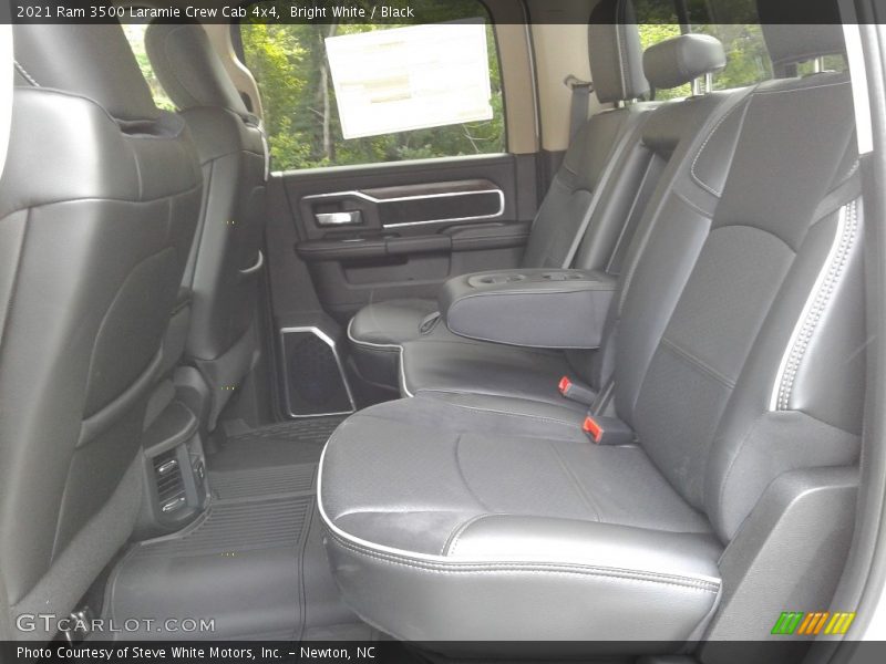 Bright White / Black 2021 Ram 3500 Laramie Crew Cab 4x4
