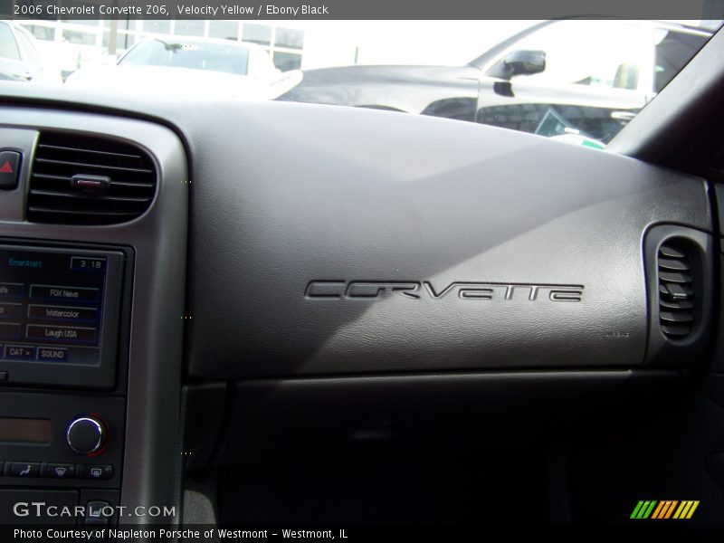 Velocity Yellow / Ebony Black 2006 Chevrolet Corvette Z06