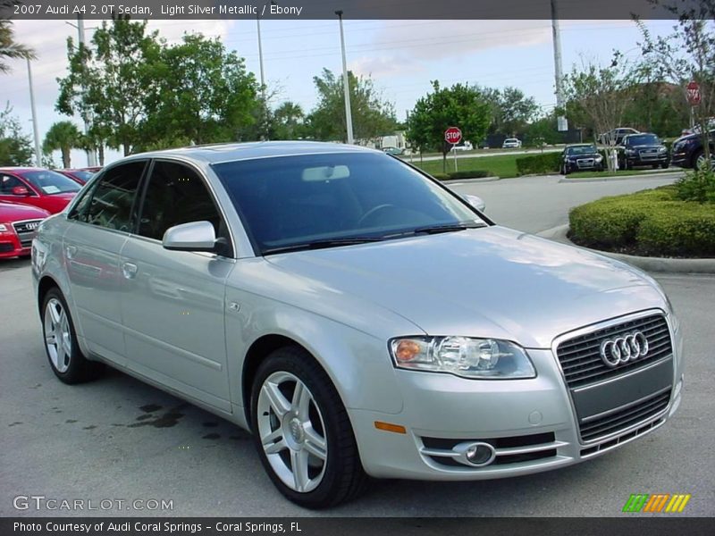 Light Silver Metallic / Ebony 2007 Audi A4 2.0T Sedan