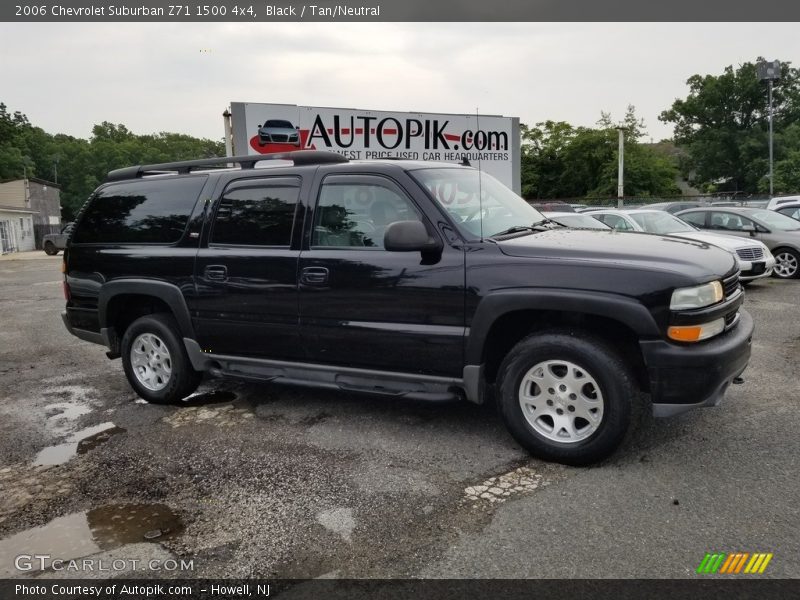 Black / Tan/Neutral 2006 Chevrolet Suburban Z71 1500 4x4