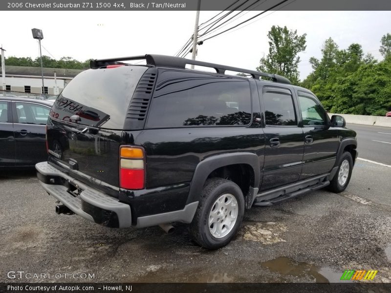 Black / Tan/Neutral 2006 Chevrolet Suburban Z71 1500 4x4