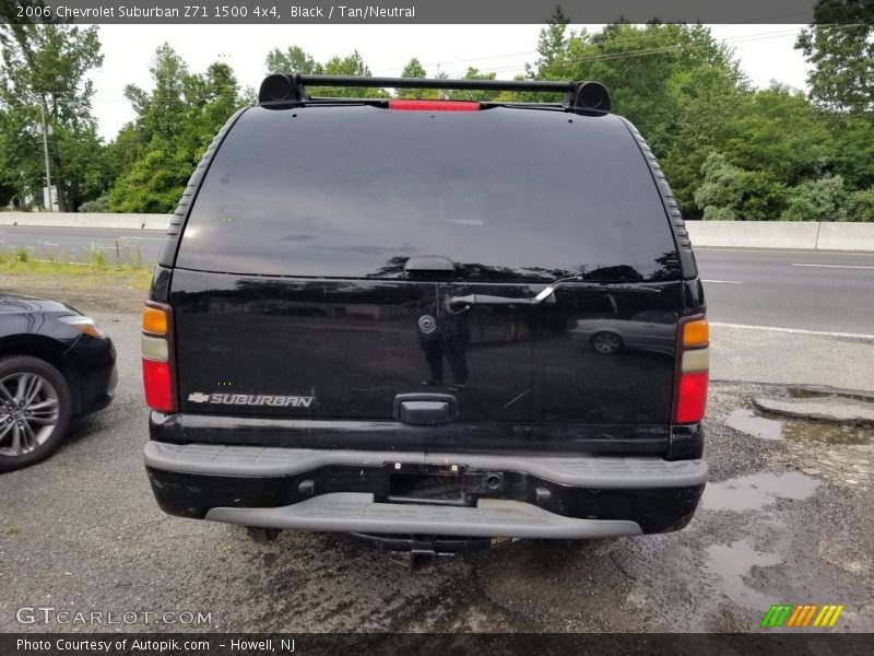 Black / Tan/Neutral 2006 Chevrolet Suburban Z71 1500 4x4