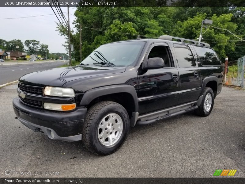 Black / Tan/Neutral 2006 Chevrolet Suburban Z71 1500 4x4
