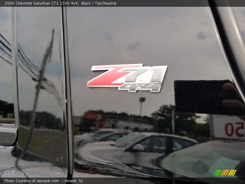Black / Tan/Neutral 2006 Chevrolet Suburban Z71 1500 4x4