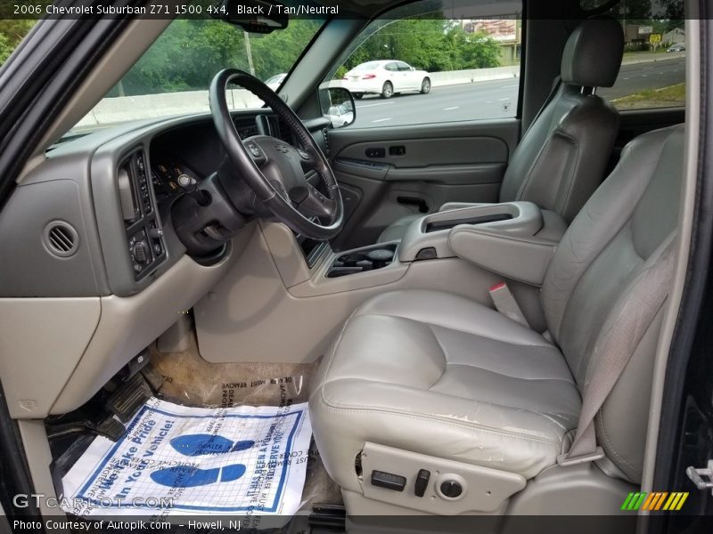 Black / Tan/Neutral 2006 Chevrolet Suburban Z71 1500 4x4