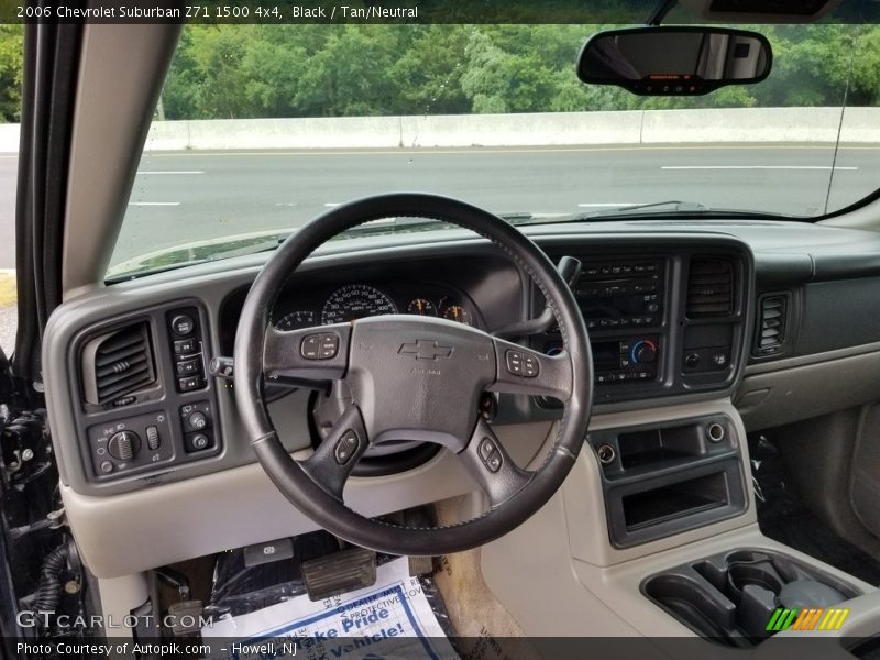 Black / Tan/Neutral 2006 Chevrolet Suburban Z71 1500 4x4
