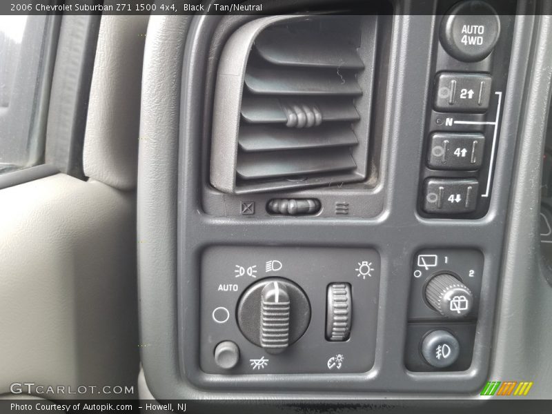 Black / Tan/Neutral 2006 Chevrolet Suburban Z71 1500 4x4