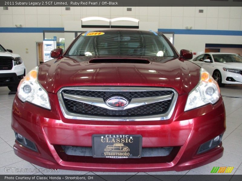 Ruby Red Pearl / Off-Black 2011 Subaru Legacy 2.5GT Limited