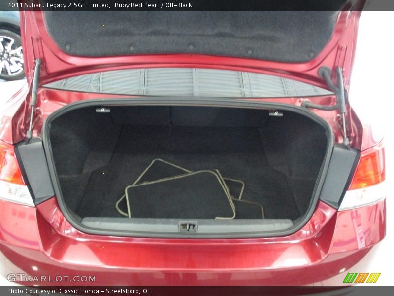  2011 Legacy 2.5GT Limited Trunk