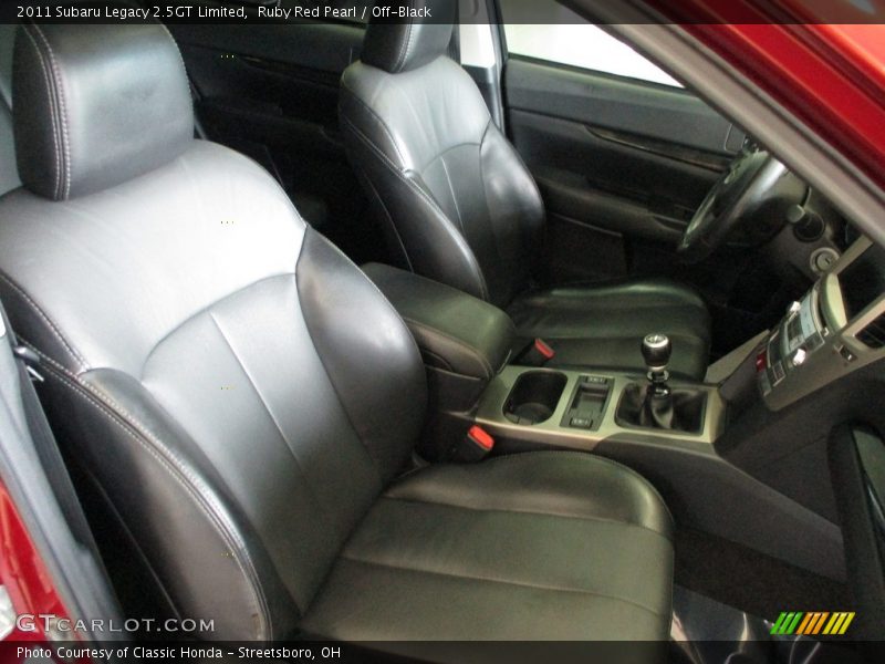 Front Seat of 2011 Legacy 2.5GT Limited