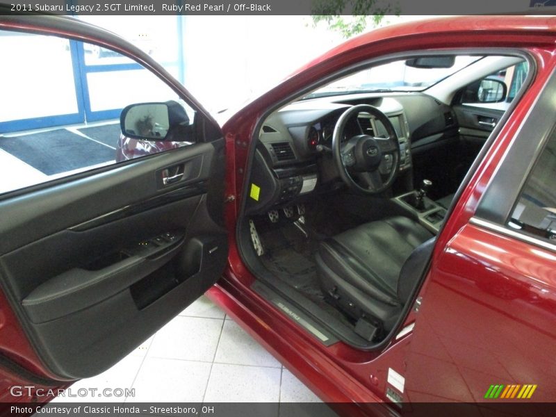 Ruby Red Pearl / Off-Black 2011 Subaru Legacy 2.5GT Limited