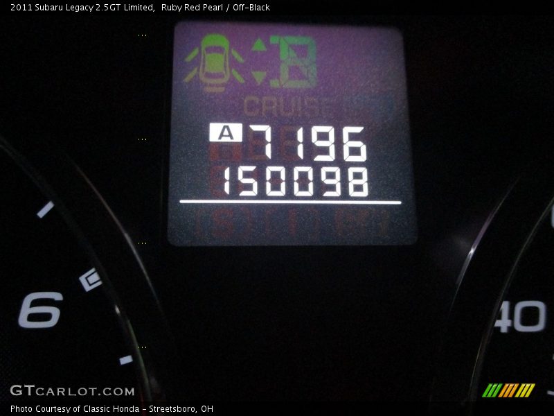 Ruby Red Pearl / Off-Black 2011 Subaru Legacy 2.5GT Limited
