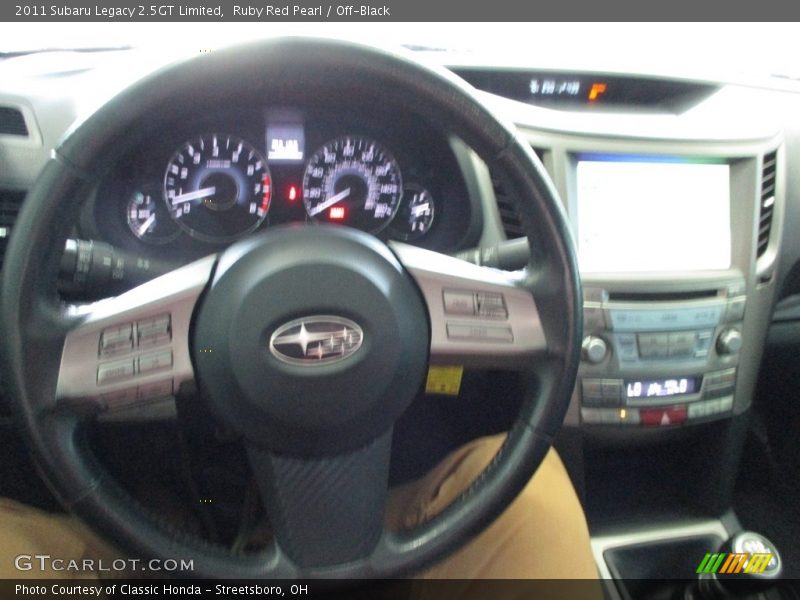 Ruby Red Pearl / Off-Black 2011 Subaru Legacy 2.5GT Limited