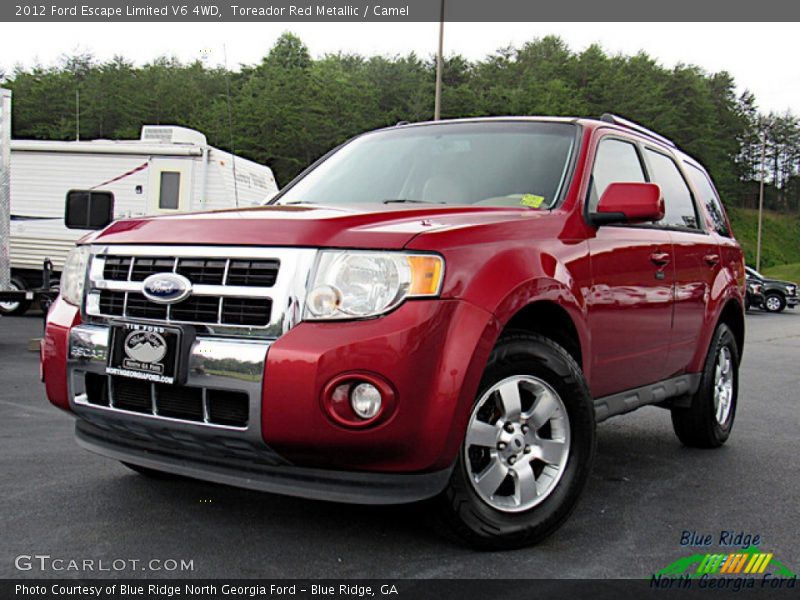 Toreador Red Metallic / Camel 2012 Ford Escape Limited V6 4WD