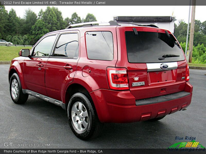 Toreador Red Metallic / Camel 2012 Ford Escape Limited V6 4WD